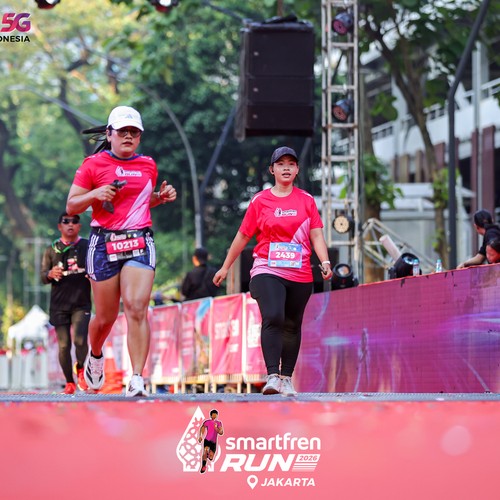 Race photo from SMARTFREN RUN 2026