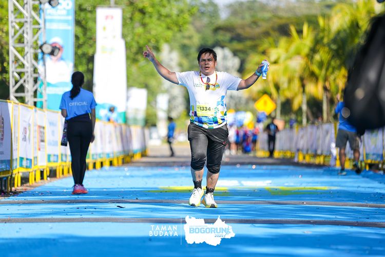Race photo from Taman Budaya x BOGORUN 2025