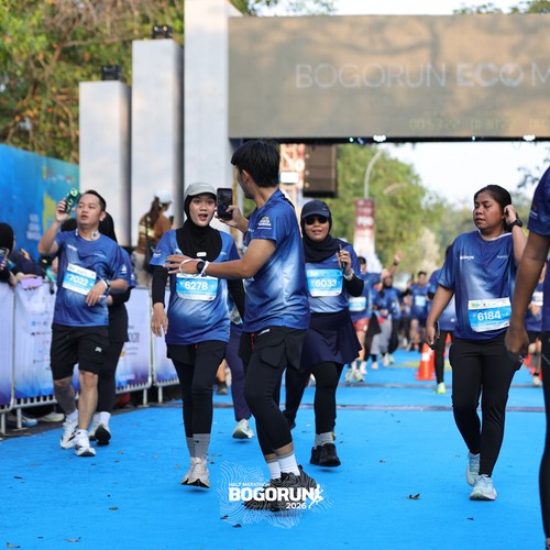 Race photo from BOGORUN 2026