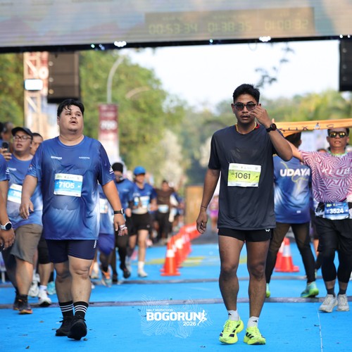 Race photo from BOGORUN 2026