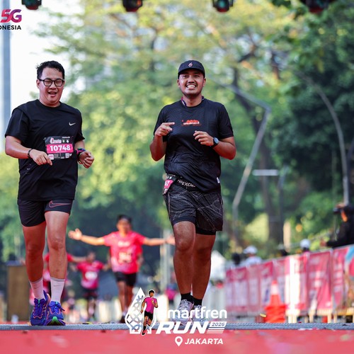 Race photo from SMARTFREN RUN 2026
