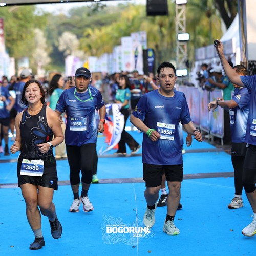 Race photo from BOGORUN 2026