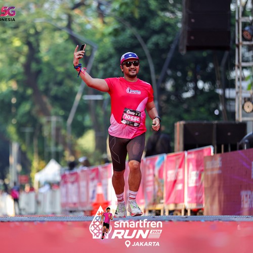 Race photo from SMARTFREN RUN 2026