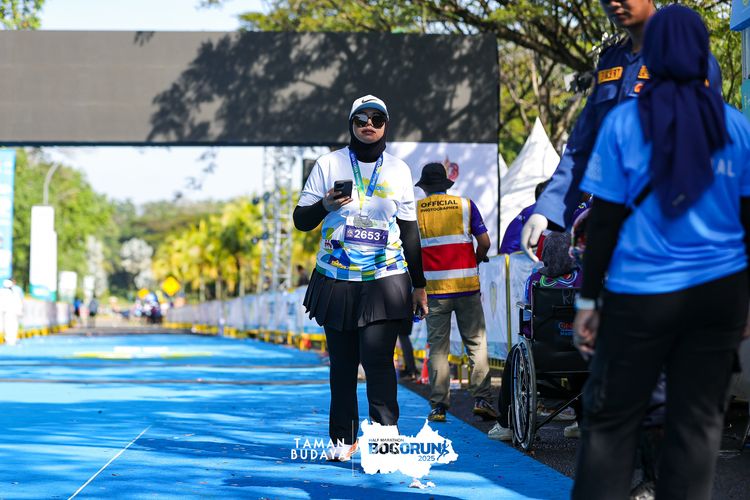 Race photo from Taman Budaya x BOGORUN 2025