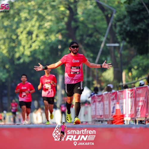 Race photo from SMARTFREN RUN 2026