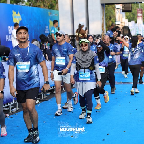 Race photo from BOGORUN 2026
