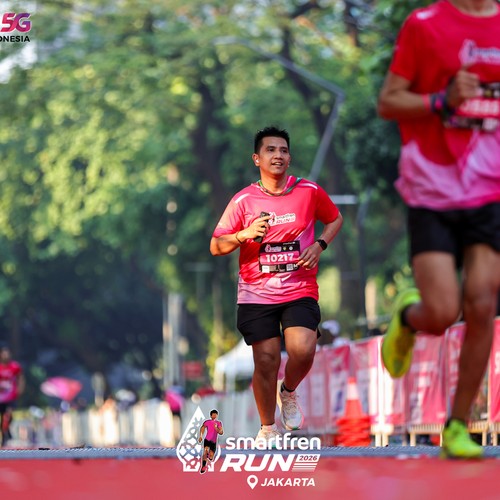 Race photo from SMARTFREN RUN 2026