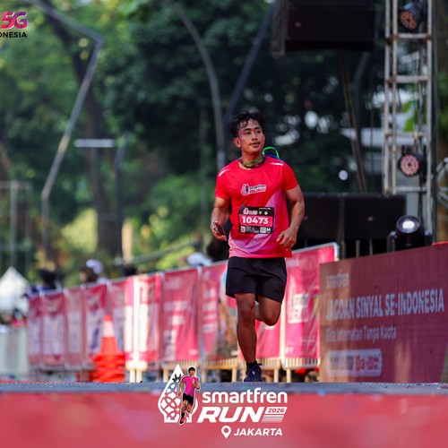 Race photo from SMARTFREN RUN 2026