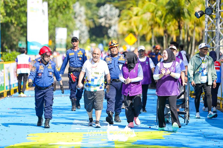 Race photo from Taman Budaya x BOGORUN 2025