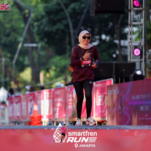 Race photo from SMARTFREN RUN 2026