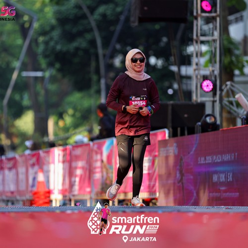 Race photo from SMARTFREN RUN 2026