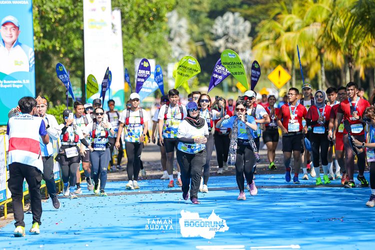 Race photo from Taman Budaya x BOGORUN 2025