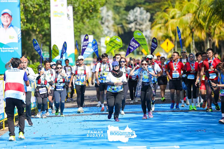 Race photo from Taman Budaya x BOGORUN 2025