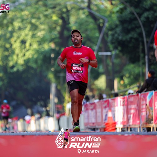Race photo from SMARTFREN RUN 2026