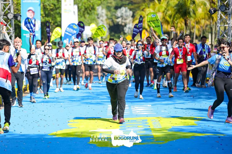 Race photo from Taman Budaya x BOGORUN 2025