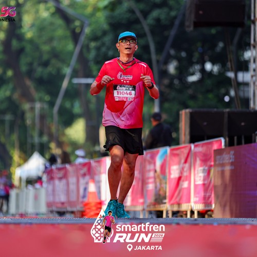 Race photo from SMARTFREN RUN 2026