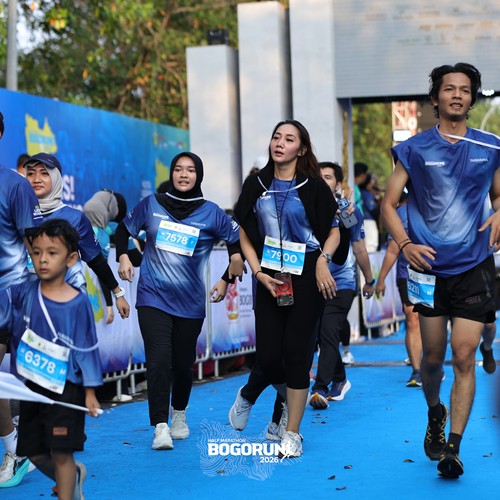 Race photo from BOGORUN 2026