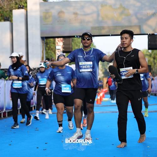 Race photo from BOGORUN 2026