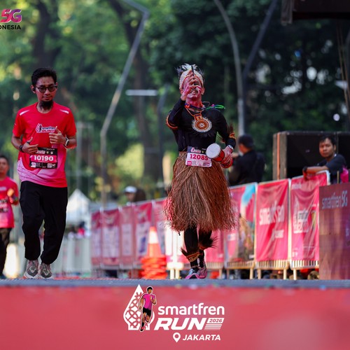 Race photo from SMARTFREN RUN 2026