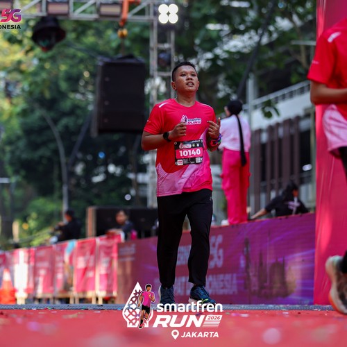 Race photo from SMARTFREN RUN 2026