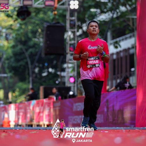 Race photo from SMARTFREN RUN 2026