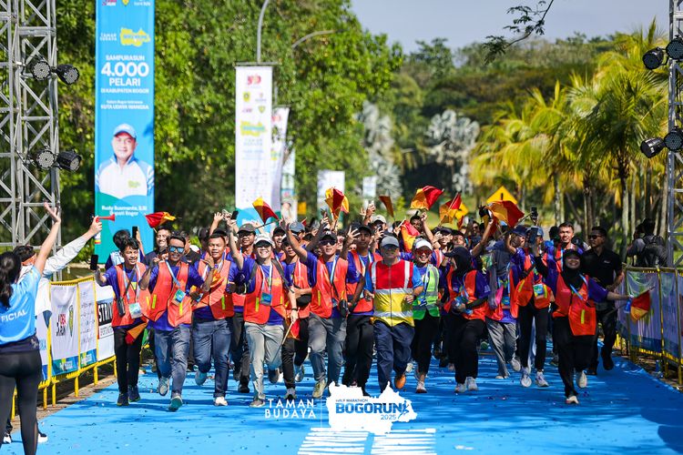 Race photo from Taman Budaya x BOGORUN 2025