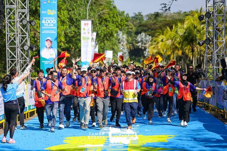 Race photo from Taman Budaya x BOGORUN 2025