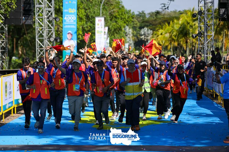 Race photo from Taman Budaya x BOGORUN 2025