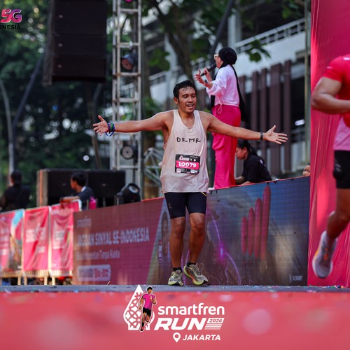 Race photo from SMARTFREN RUN 2026