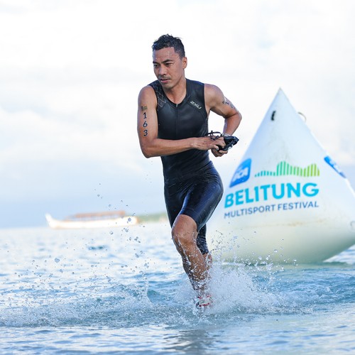 Race photo from Belitung Multisport Festival