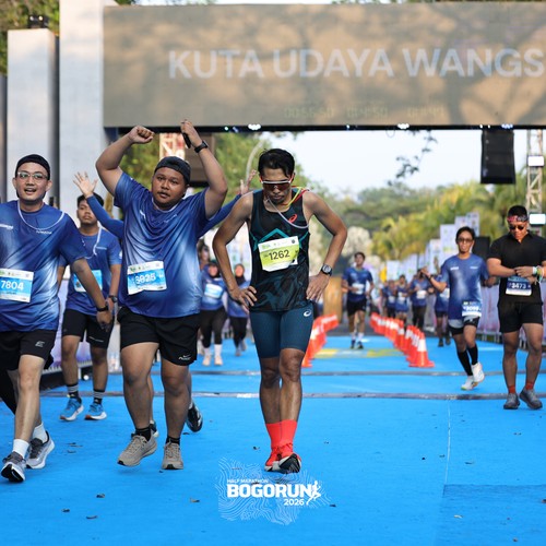 Race photo from BOGORUN 2026