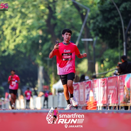 Race photo from SMARTFREN RUN 2026
