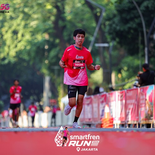 Race photo from SMARTFREN RUN 2026