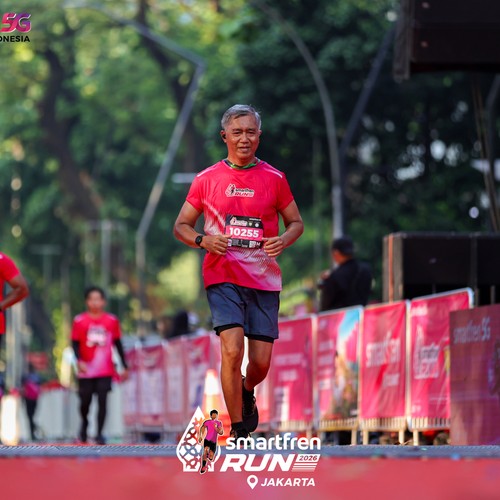 Race photo from SMARTFREN RUN 2026