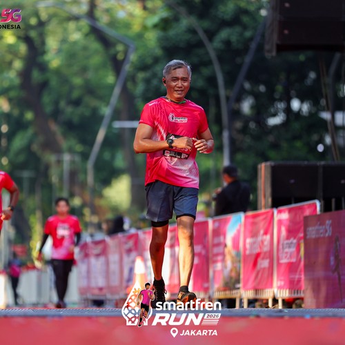 Race photo from SMARTFREN RUN 2026