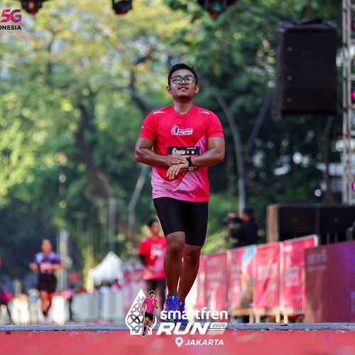 Race photo from SMARTFREN RUN 2026