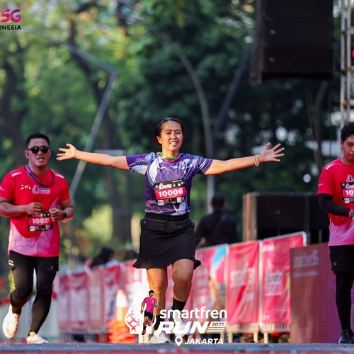 Race photo from SMARTFREN RUN 2026