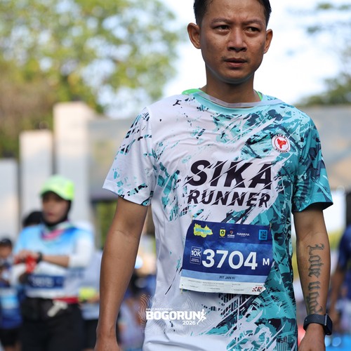 Race photo from BOGORUN 2026