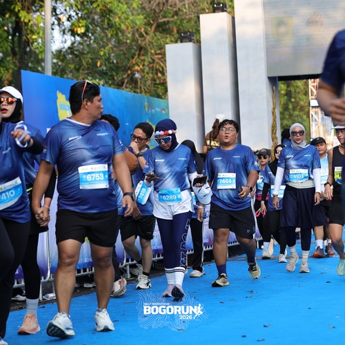 Race photo from BOGORUN 2026