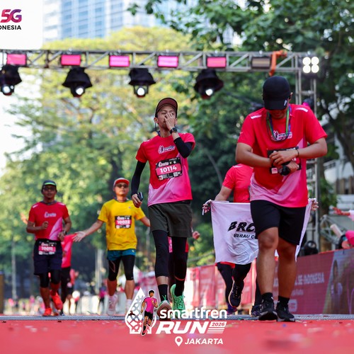Race photo from SMARTFREN RUN 2026