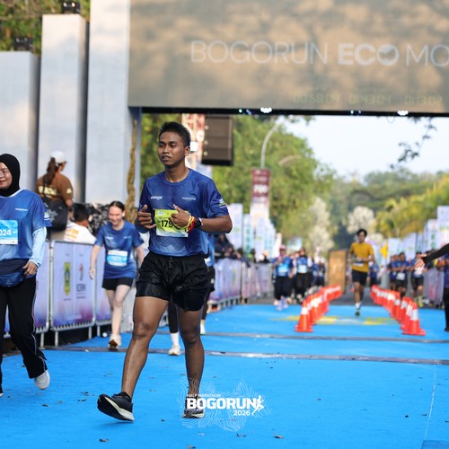 Race photo from BOGORUN 2026