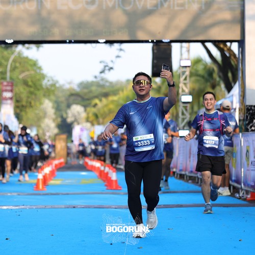 Race photo from BOGORUN 2026
