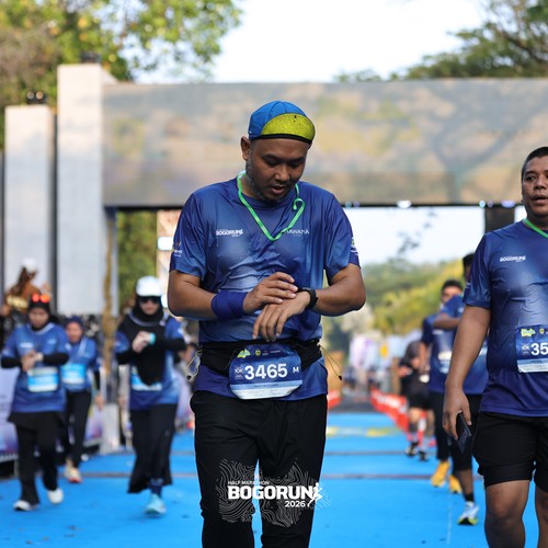 Race photo from BOGORUN 2026