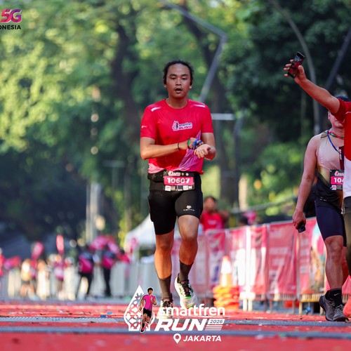 Race photo from SMARTFREN RUN 2026