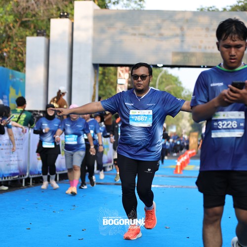 Race photo from BOGORUN 2026