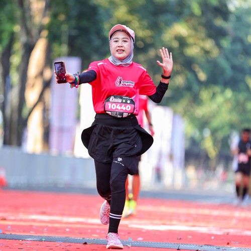 Race photo from SMARTFREN RUN 2026