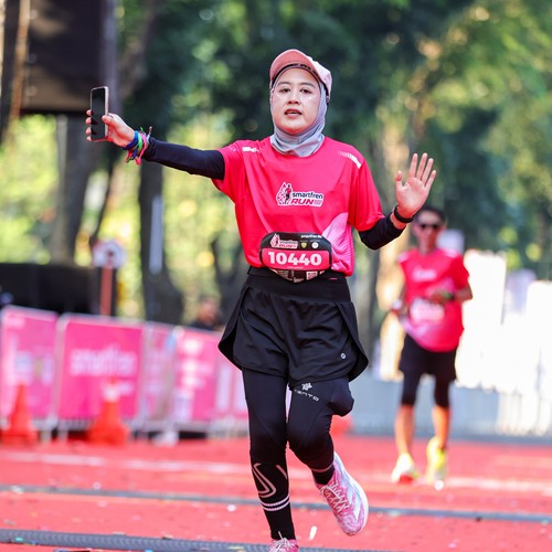 Race photo from SMARTFREN RUN 2026