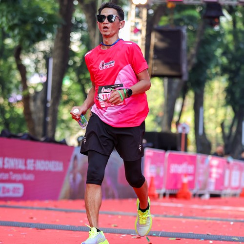 Race photo from SMARTFREN RUN 2026