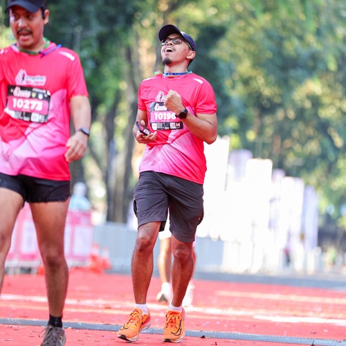 Race photo from SMARTFREN RUN 2026