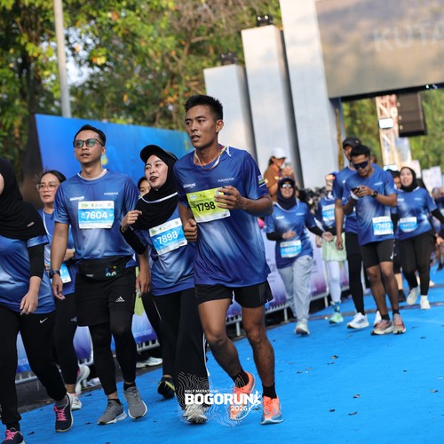 Race photo from BOGORUN 2026